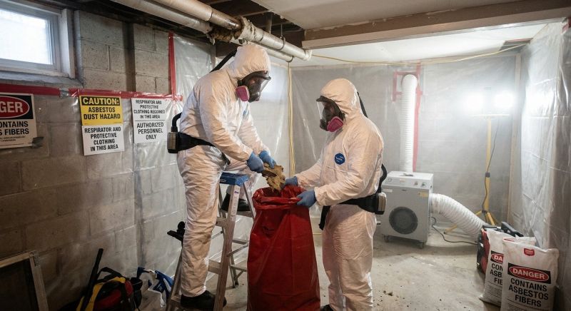 Basement Asbestos Removal in Somerset County, NJ