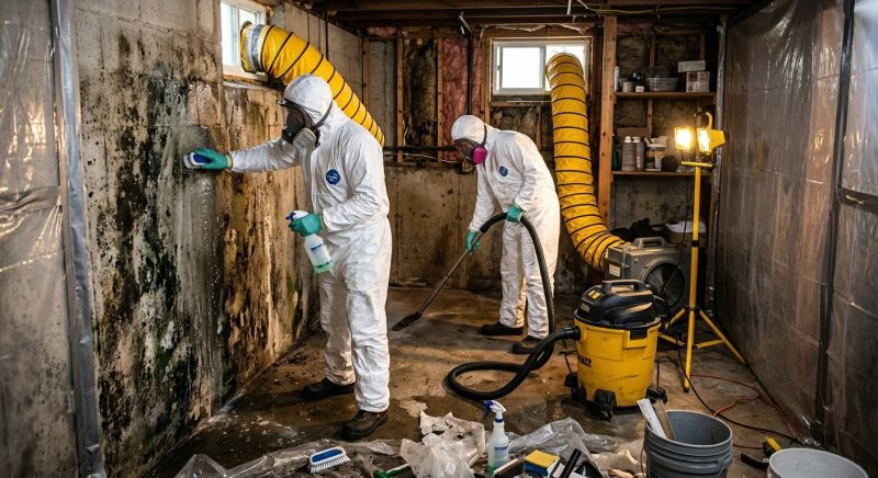 Basement Mold Removal in Dallas, TX