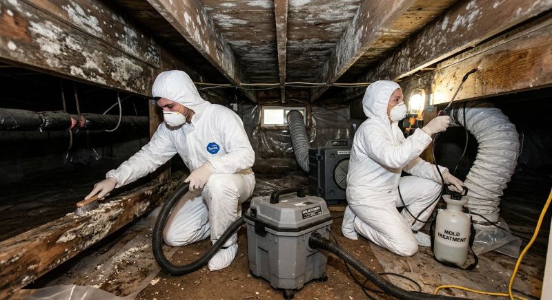 Crawlspace Mold Remediation in West Palm Beach, FL
